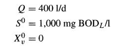 In the laboratory you are operating two CSTRs in parallel. Both have solids recyle, the same total...-1