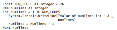 In this exercise, you use what you have learned about For loops. Study the following code, and then...