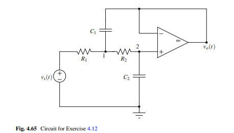 Determine closed form expressions and sketch vC(t) and vo(t) waveforms for the relaxation oscillator...-2