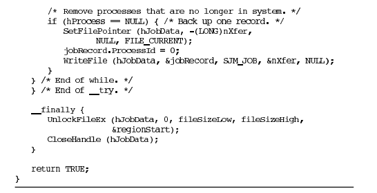 Enhance the function (Program 6–5) so that it reports the exit code of any completed job. Also, give...-2