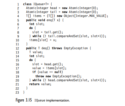 he AtomicInteger class (in the java.util.concurrent.atomic package) is a container for an integer...-2