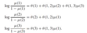 (Mean Field Update) Consider a probability function, given by where ? = {(? (j ))n j=1, (? (j, k)),...-4