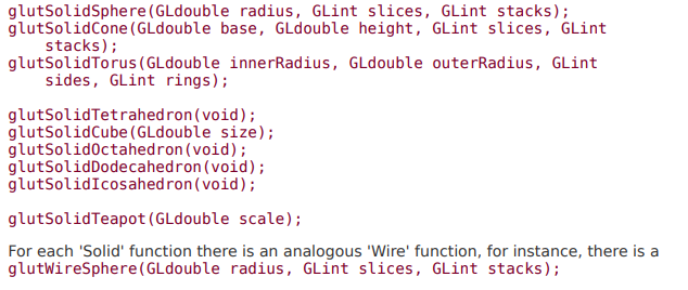 Three-dimensional sprites The glshapes.* files in the Pop Framework provide some standard 