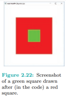 Replace the polygon declaration part of square.cpp with the following to draw two squares: A small...-2