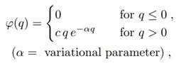 A particle moves in the potential 1. Verify (without explicit calculation!) that the exact...-2