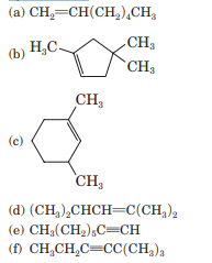 te the IUPAC name for each unsaturated hydrocarbon. Write the IUPAC name for each unsaturated...