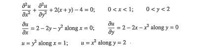 Consider solution of the Laplace equation over a rectangular domain using two elements as shown in...-1