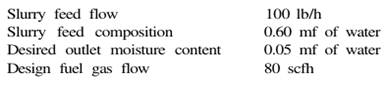 Consider the kiln drier sketched in Fig. P12-10. A slurry is fed to the drier and directly contacted...-3