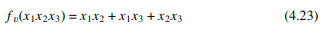 The logic function for a voter was simplified in Eq. (4.23) and Table 4.5. Suppose that all four...-1