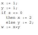 Consider the calculation of reaching definitions on the following program: a. Draw a control-flow...