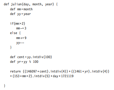 The Julian date value is the number of days that have elapsed since some distant epoch date. For...-1