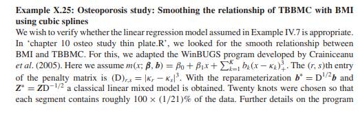 Example X.25: Check the linearity of the regression model of TBBMC as a function of age with or...