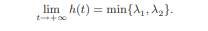 Show that the failure rate h(t) of the hypoexponential distribution has the property Show that a...-1