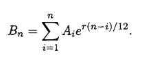 Amounts Ai, A2, ... , An are placed in an investment account (e.g., a mutual fund account) at the...