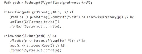 Assuming that the directory /gorilla exists within the file system with the numerous files including...