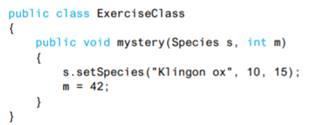 Given the class Species as defined in Listing 5.19, why does the following program cause an error...-2