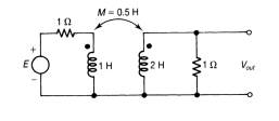 Find the voltage transfer function using (a) the method of this chapter, (b) the equivalents in Fig....-1