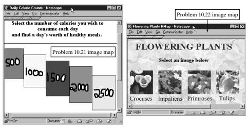 Create the image map on flowers shown on the right of the upcoming figure. Make each flower image in...