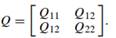 Let Q ? R2×2 be symmetric. That is, (i) Show that Q is positive semi-definite if and only if Q11 =...