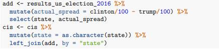 You can add the final result to the cis table you just created using the right_join function like...