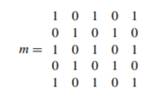 Write a function my_checker_board(n) where the output m is an n × n array with the following form:...-1