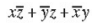 The truth table for a Boolean expression is shown below. Write the Boolean expression in sum­of­prod...-2