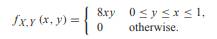 Random variables X and Y have joint PDF Following the method of Example 4.5, find the joint CDF FX,Y...