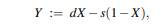 Let X ~ Bernoulli(p). For example, we could let X = 1 model the result of a coin toss being heads....