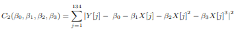 The goal of this problem is to analyze the data set MID Denote the first and second columns by X and...-1