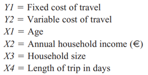 Download the file travelcost.sav from www.pearsoned.co.uk/schmidt. The file has two dependent and...-3