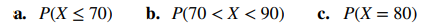 Suppose that X is a binomial random variable with and Approximate the following probabilities:...-3