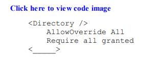 Fill in the blank: A. END B. Directory/ C. Directory D. / Directory