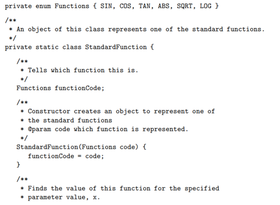 The sample program SimpleInterpreter.java from Subsection 10.4.1 can carry out commands of the form...-1