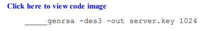 Fill in the blank for the following command to generate an RSA key file: