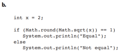 Write the outputs of the following code segments:-2