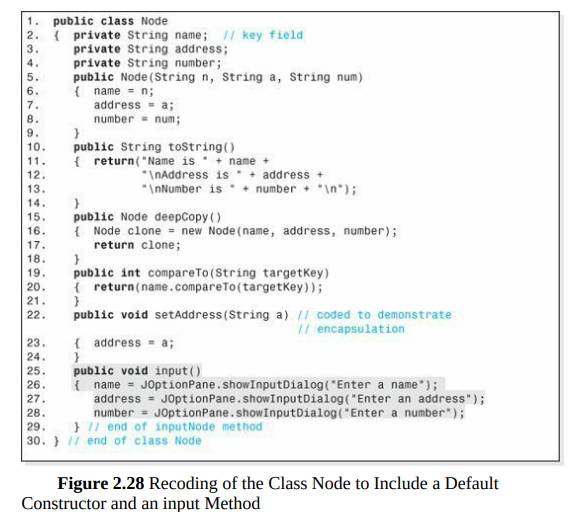 Code an application program that keeps track of student information at your college (see Exercise...