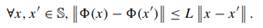 Let : R2 ? R2 be defined by: Calculate the smallest values of L that satisfy (7.19) on S = R2 for...-3