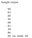 Modify the previous program so that the process of picking and displaying an age between 1 and 100...