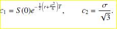 Price an arithmetic Asian call with payo ff as a control variate. The price of the control variate...-3