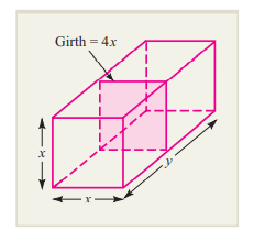 POSTAL REGULATIONS According to postal regulations, the girth plus length of parcels sent by...-1