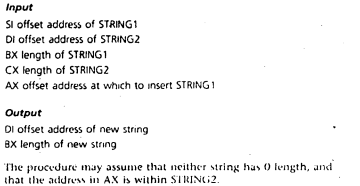 Write a procedure INSERT that will insert a 