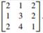 Write down the characteristic equation for matrix Use the above characteristic equation to solve for...-2