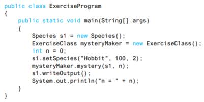 Given the class Species as defined in Listing 5.19, why does the following program cause an error...-3