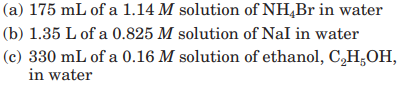 Calculate the w/v percentage of each of these solutes: (a) 623 mg of casein in 15.0 mL of milk (b)...