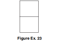 A window is to be made in the shape of a rectangle with a sash across it (Figure Ex. 23). If the...