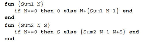 Tail recursion. This exercise examines the importance of tail recursion, in the light of the...