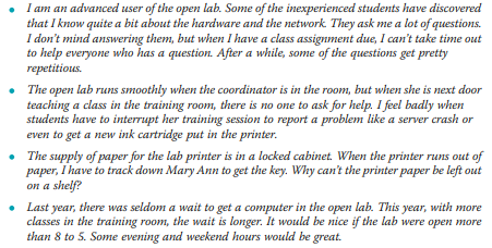 Training Facility Problems at Cascade University Mary Ann Lacy is the coordinator of Cascade...