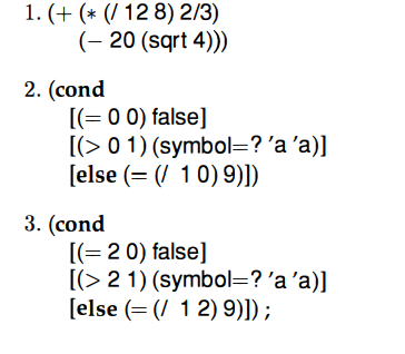 Evaluate the following expressions step by step: