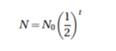 Radioactive substances are decomposed with time; the process can be described by the decay equation:...