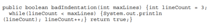 Restore line spacing and proper indentation in the following code: